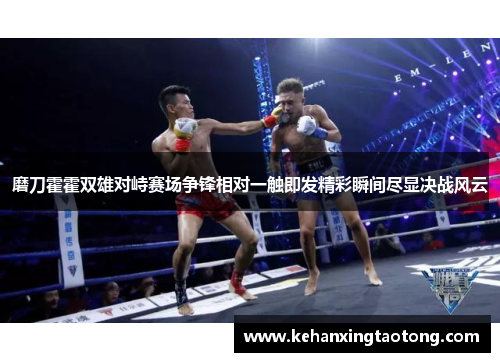 磨刀霍霍双雄对峙赛场争锋相对一触即发精彩瞬间尽显决战风云